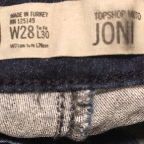 Topshop - High Waisted Denim - Picture 4 of 4